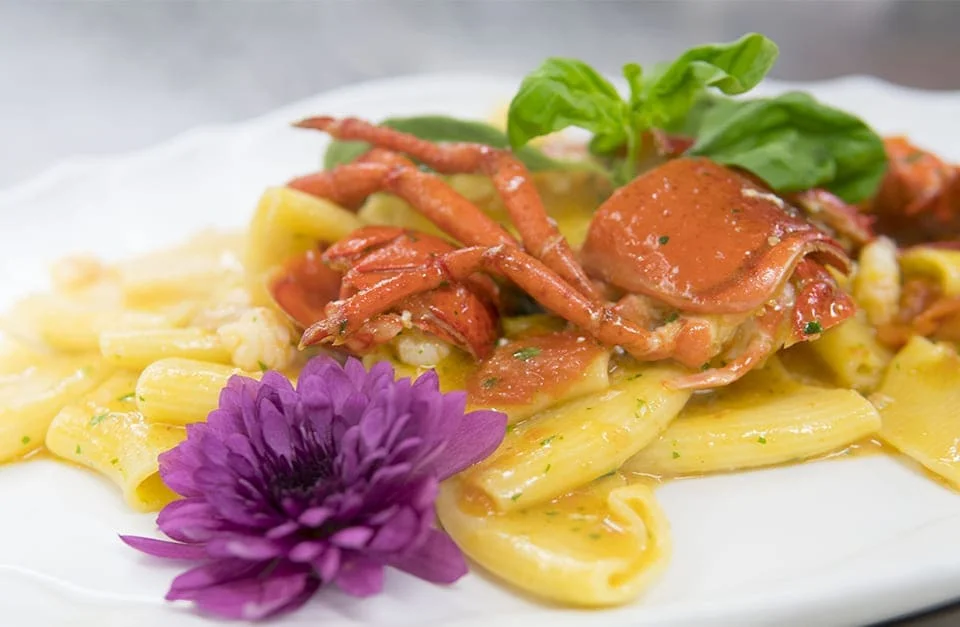 ristorante riviera paccheri granchio